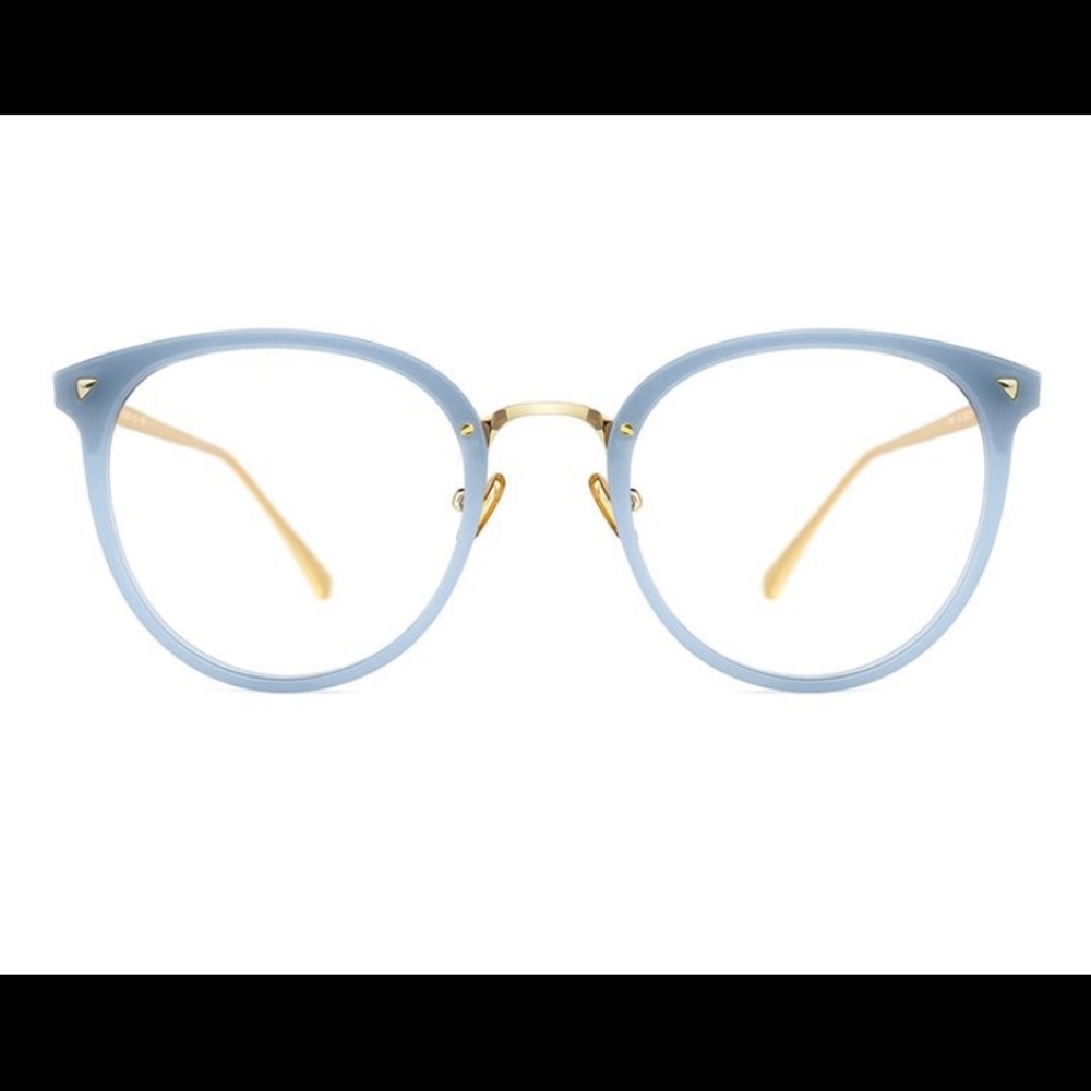 Blue light filter glasses - pale blue